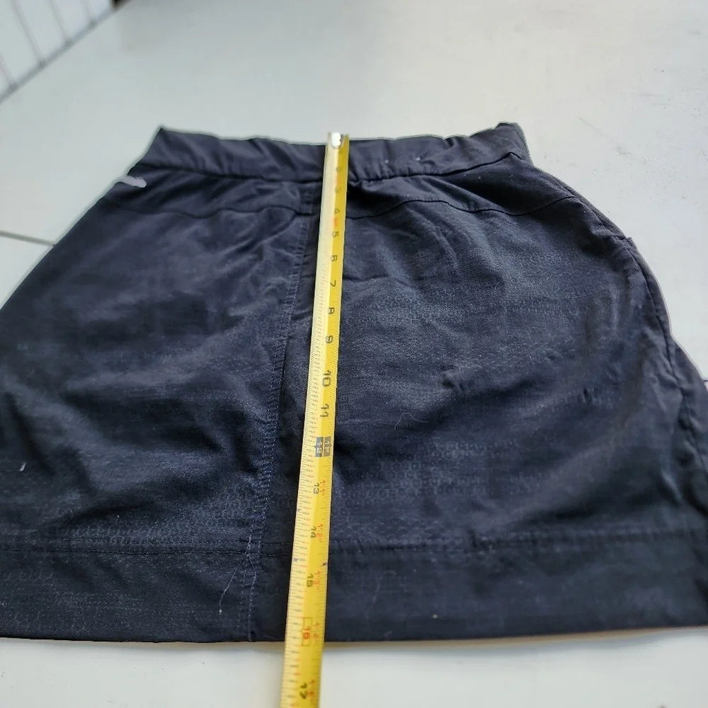 Columbia PFG Girls Black Active Fishing Skort Skirt Stretch Size Med (10-12)